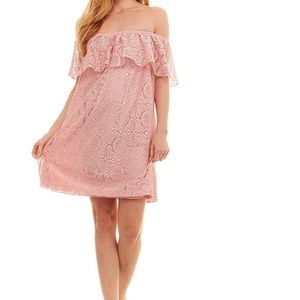 Detailed flounce mini dress